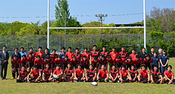 京都大学主催のラグビーフットボール交流試合を実施しました