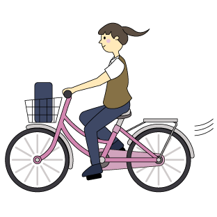 自転車通学時の安全性